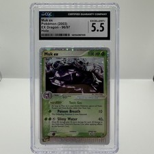Pokemon TCG Muk ex Holo #96/97 CGC 5.5 EX Dragon Ultra Rare English on eBay