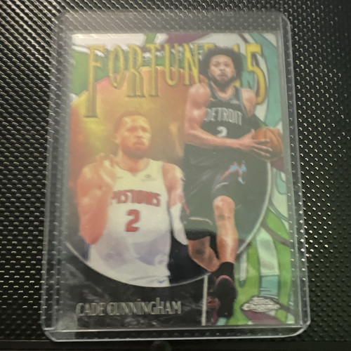 2025-26 Topps Chrome Update Cade Cunningham Detroit Pistons Fortune 15