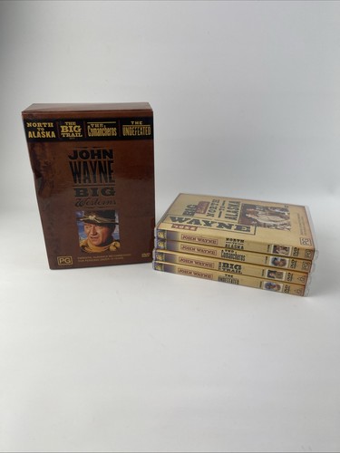 John Wayne Big Westerns The Comancheros, Big Trail, Undefeated, North to Alaska 