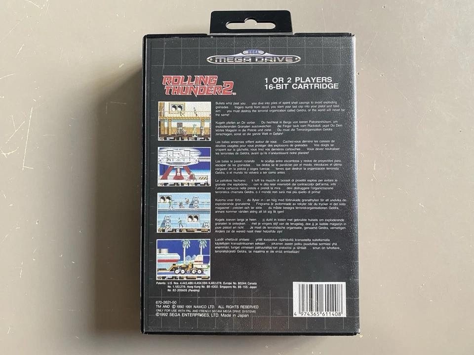 Rolling Thunder 2, Sega Megadrive, PAL, Complete - Image 3 of 4