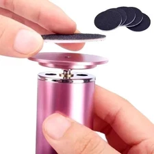 Electric Foot Callus Remover & 60pcs Replacement Sandpaper File Pedicure Tool