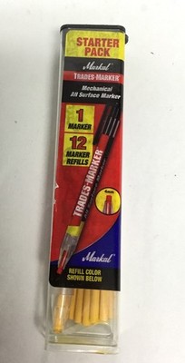 MARKAL 96131 Paint Marker, Permanent, Yellow 21U681