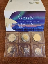 2024 Classic Canadian Uncirculated Coin Set in Original RCM Packaging