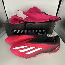 New Adidas X Speedportal FG Black/Pink GZ5126 Soccer Cleats Men s 6/Women s 7