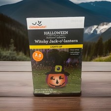Halloween Airblown Inflatables Witchy Jack O Lantern Lights Up Brand New Witch