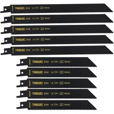 10x SabreCut S&auml;bels&auml;gebl&auml;tter Universal f&uuml;r Holz und Metall Profi S922BF+S1122BF