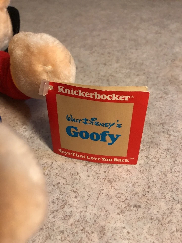 Vintage Knickerbocker Disney GOOFY Dog Classic Plush Doll Stored EUC Mickey - Image 3 of 4