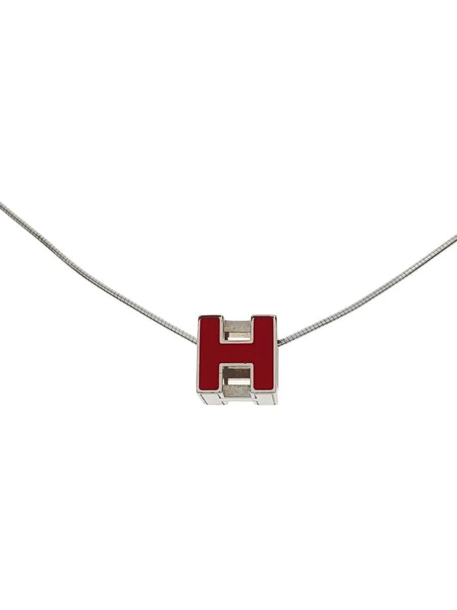 HERMÈS COLLANA HERMES HCUBE argento CON TOP DA DONNA usata