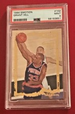 GRANT HILL Rookie 1994 Skybox #102 PSA 9 Mint Detroit Pistons