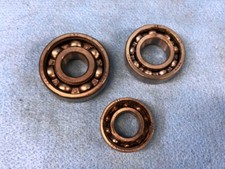 ASSORTED NSK DEEP GROOVE BALL BEARINGS  LOT OF 3 