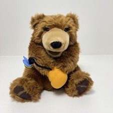 Vintage Dakin Bear Puppet Honey Bee Brown Bear