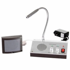 MICROFONO INTERFONO PROFESSIONALE DA TAVOLO 2 VIE CASSA ESTERNA PER UFFICI ECC.