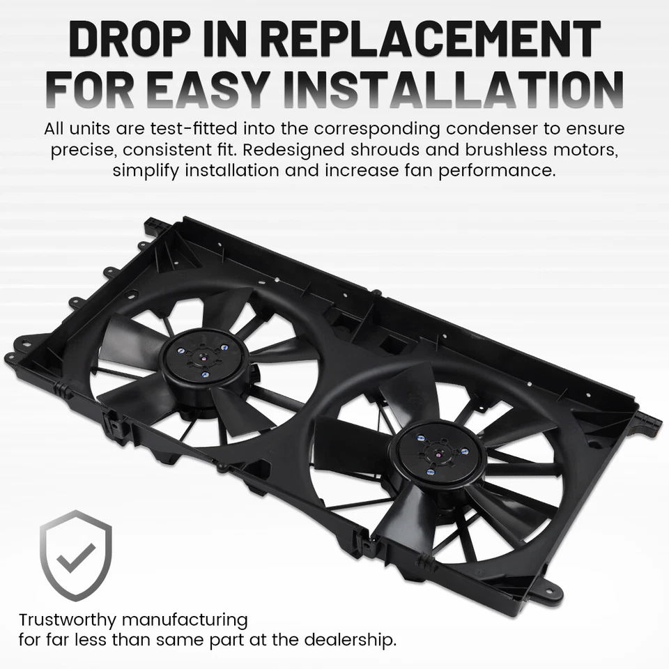 Engine Radiator Cooling Fan for 2018-2021 FORD Expedition 2016-2022 FORD F-150 ` Foto 3 de 4