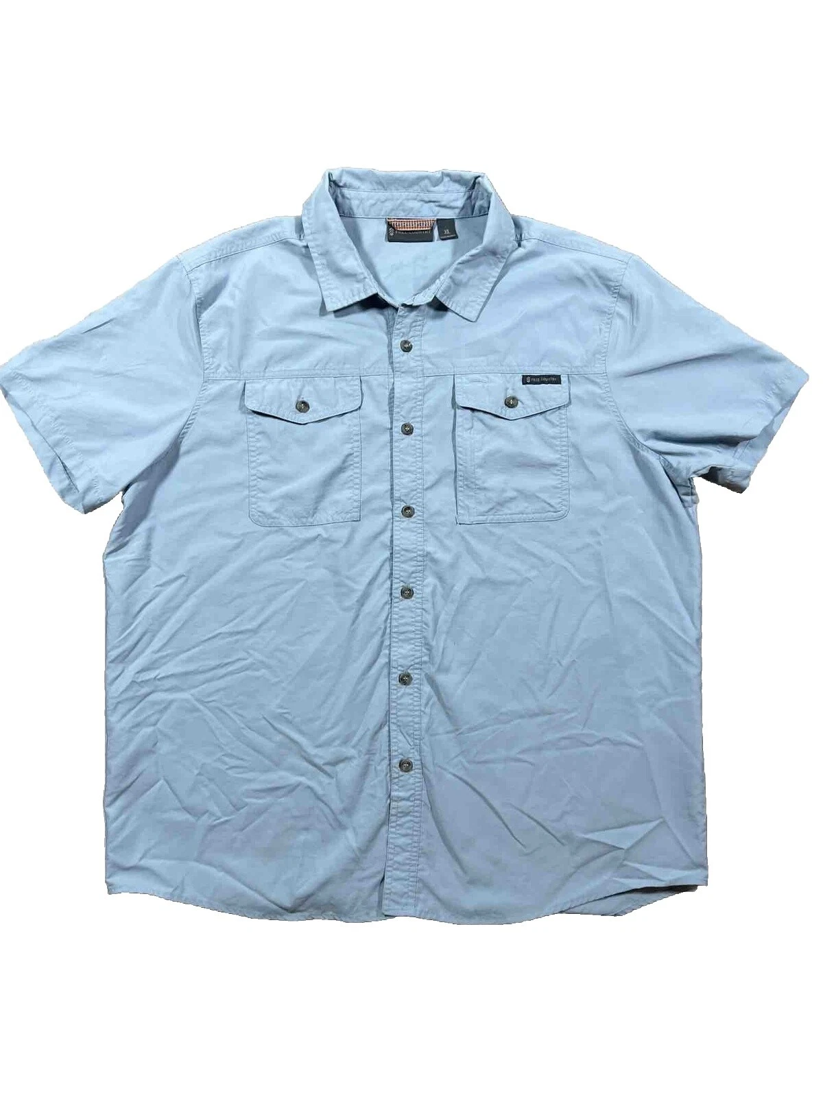 Poliéster Free Country Regular Fit Camisas Informal Con Botones para hombres