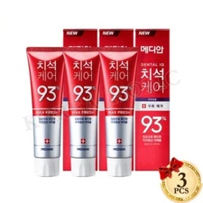 MEDIAN Dental IQ 93% Toothpaste 120g x 3EA Max Fresh RED Amore Made in korea NEW