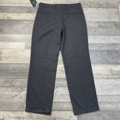 Estroverso Uomo Nero Made in Italy Taglia Pantaloni Gamba Dritta W32 L32 |  eBay