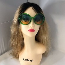 Crystal Green Round Sunglasses