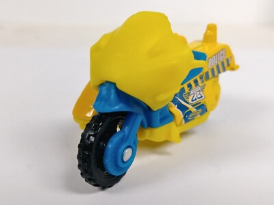 Police Cycle With Sidecar Matchbox 2003 1-74 Hero City #68 Yellow Loose