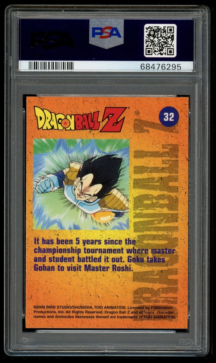 Dragon Ball Z ArtBox Holochrome 32 Son Goku Gohan 2000 PSA 8