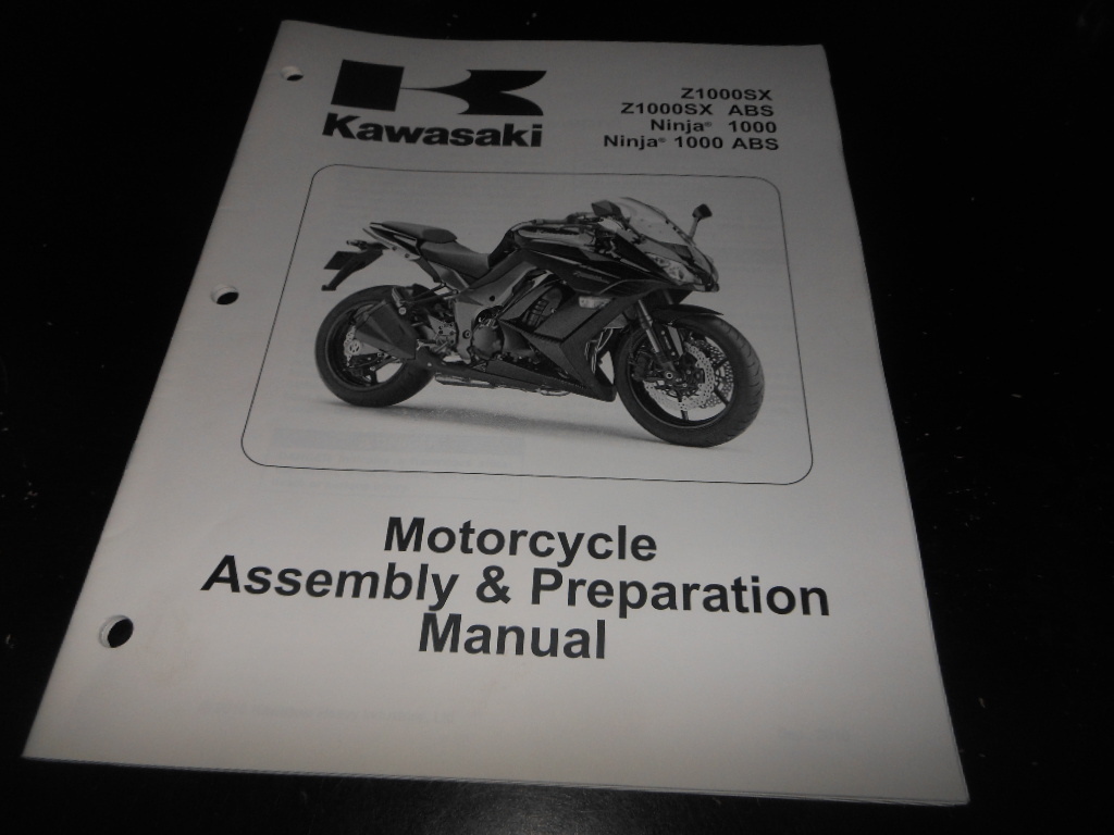 OEM Factory Kawasaki Assembly & Preparation Manual 2011 ZX1000 26