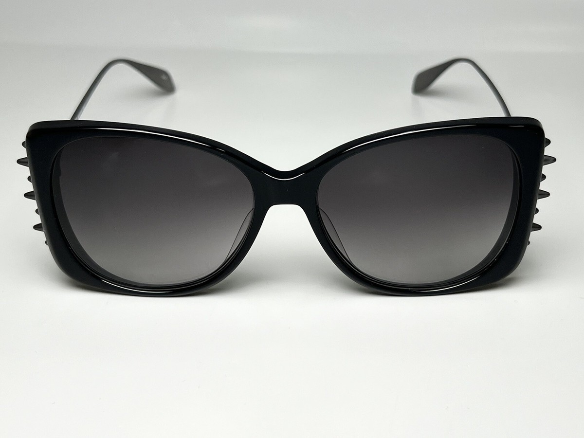 Brand New Alexander McQueen Studded Sunglasses AM0340S Black