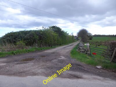 Photo 6x4 Track to Cowford Farm Duff's Hill From the public road near Auc c2014