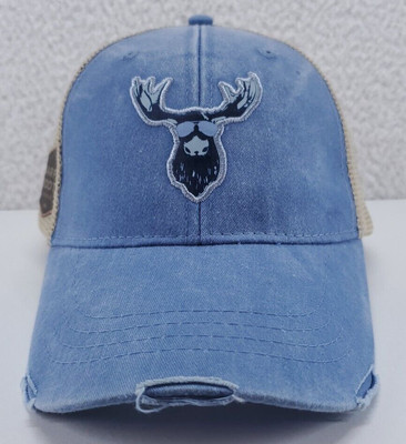Warped Roots Beer Juiced Moose Mesh Back Adult Adjustable Strap Hat Cap