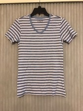 Guide Series Womens Essential V-Neck Placid Blue Multi Size S Ships N 24h