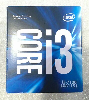 Intel Core i3-7100 3.9GHz 3MB 8GT/s SR35C LGA1151 B Grade CPU Processor in BOX