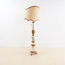 PORTA CERO primi 800, dorato a mecca, TRASFORMATO IN LAMPADA DA TERRA