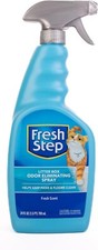 Fresh Step Cat Litter Box Odor Eliminating Spray and Powder- Deodorizer