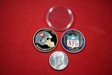 NFL Football Team Coin: Tampa Bay BUCCANEERS w/ Hard Case Poker Card Protector