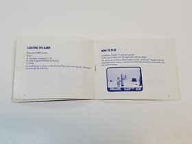 Shooting Range Original Authentic NES Nintendo Manual *