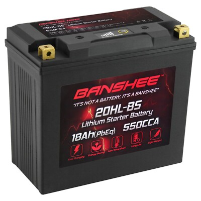 #ad #ad Banshee LiFePO4 Battery Replace Yuasa YTX20HL PW GYZ20HL YTX20L YTX20HL GYZ20HL $144.38