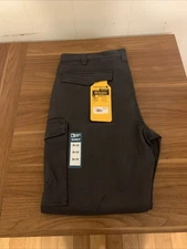 NWT Carhartt Men 38x30Cargo Rugged Flex Relaxed Fit Canvas Pants BN3574-M GRAY