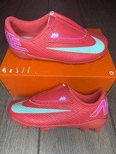 Image of Nike Jr Mercurial Vapor 16 Club MG Ember Glow/ Aurora Green UK 11C FQ8290-800