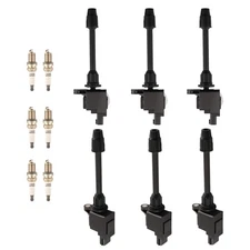 Ignition Coil Spark Plug Set for Infiniti I30 Nissan Maxima 3.0L 2000-2001