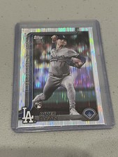 River Ryan, Los Angles Dodgers, Pitcher, Topps #273, silver pattern  foil 