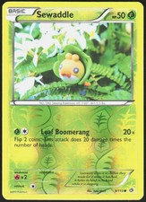 Sewaddle (9) 9/113 Common Legendary Treasures Pokemon Reverse Holo Near Mint on eBay