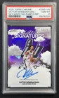 VICTOR WEMBANYAMA PSA 10 2025 TOPPS CHROME SKYWRITE AUTO PURPLE REFRACTOR 65/75