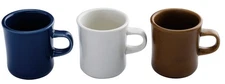 BONMAC Tasting Mug 120ml 3-color set #897326 Blue, Blanc, White