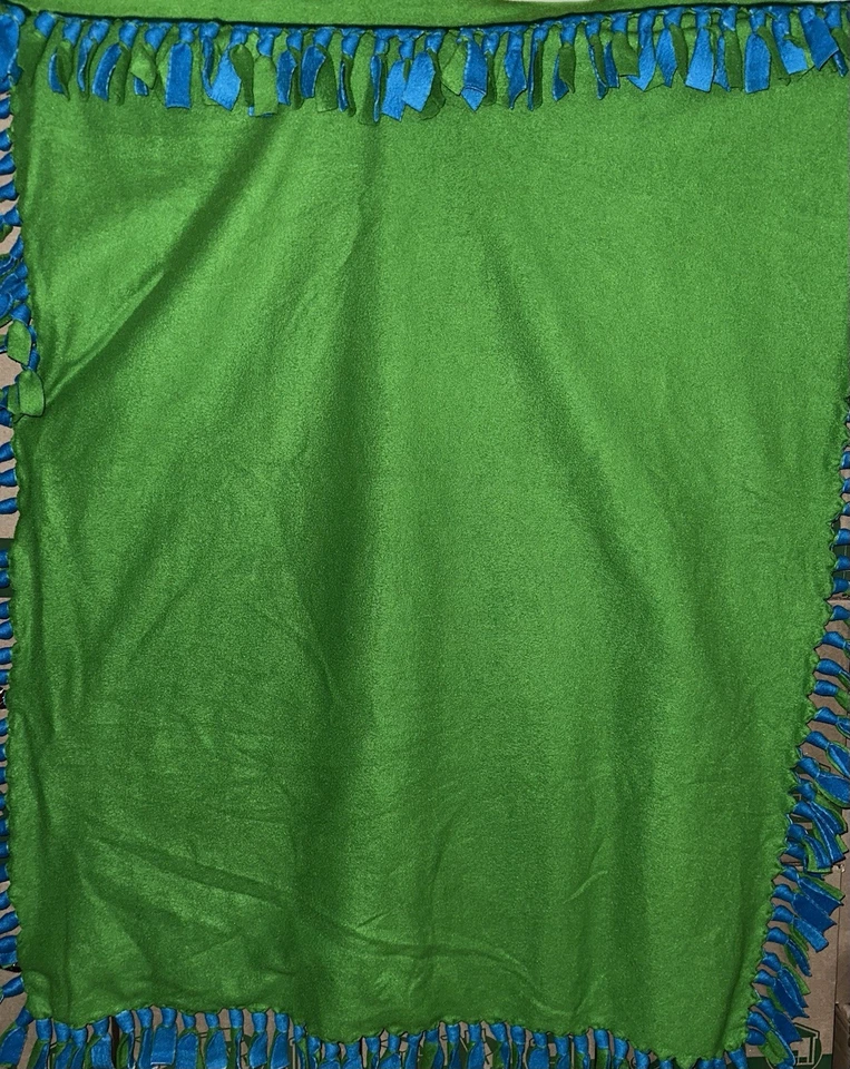 Cobertor de lã dupla face Winnie The Pooh e leitão com verde sólido 50 X 38 - Imagem 2 de 2