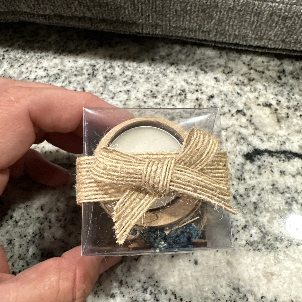 Paquete de 10 candelabros Tealight favores de baby shower para invitados (niño) Foto 4 de 4