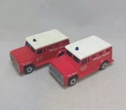 Matchbox Lesney Superfast No69 SECURITY TRUCK 2X " LIGHT & DARK with DIFF tampos