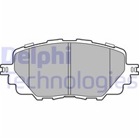 Delphi BremsbelÄGe Satz Vorderachse Passend FÜR Abarth 124 Fiat 124 Mazda MX-5