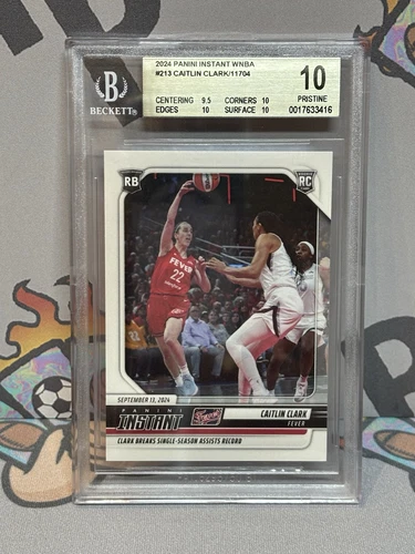 2024 PANINI INSTANT WNBA #213 CAITLIN CLARK RC BGS 10 PRISTINE rookie