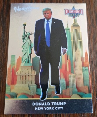 Decision 2024 Donald Trump HOMETOWN Premium Silver Foil Insert