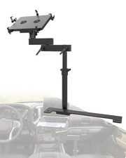 Truck Laptop Mount Fit for 19-25 Chevy Silverado, Tahoe, GMC Sierra, No-Drill...