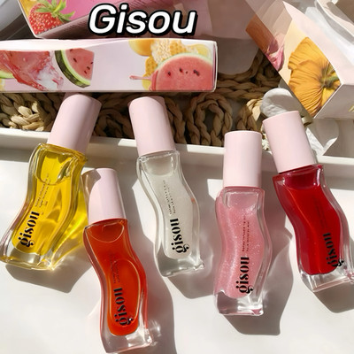 Gisou Original Feuchtigkeitsspendender Lippenbalsam Lippenöl Glanz Pflege der Lippen Benetitnt