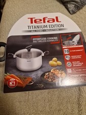 Tefal Titanium Editon All Hobs +induction Stewpot With Lid Size 24cm